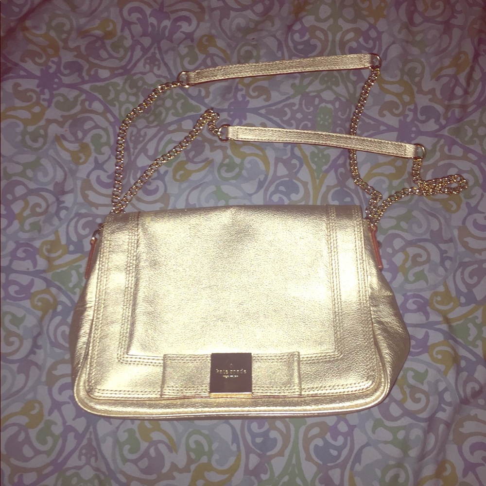 Kate Spade Metallic Gold Shoulder Bag